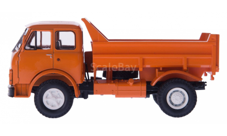 H759a МАЗ-5549 самосвал (оранжевый), масштабная модель, Наш Автопром, scale43