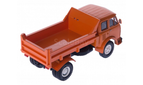 H759a МАЗ-5549 самосвал (оранжевый), масштабная модель, scale43, Наш Автопром