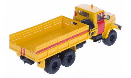 H764 КРАЗ-260 аварийная (1989-1994), желтый с красным, масштабная модель, scale43, Наш Автопром