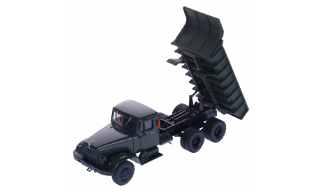 H770 КРАЗ 222Б самосвал (1963-1966), зеленый, масштабная модель, scale43, Наш Автопром