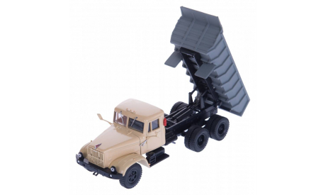 H773a КРАЗ 256Б1 самосвал, бежевый / серый, масштабная модель, scale43, Наш Автопром