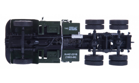 КРАЗ 221Б (1963-1966), зелёный H776, масштабная модель, scale43, Наш Автопром