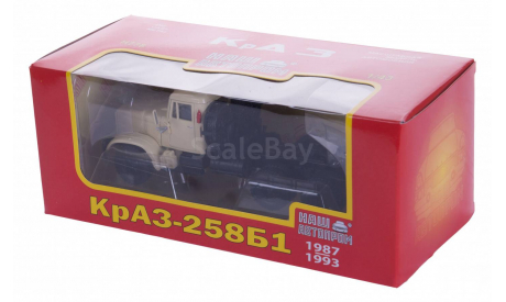 H778a КРАЗ-258Б1 седельный тягач (1987-1993), слоновая кость, масштабная модель, scale43, Наш Автопром