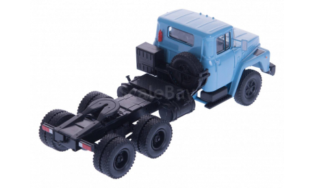H779b КРАЗ 252 седельный тягач (1979-1990), голубой, масштабная модель, scale43, Наш Автопром