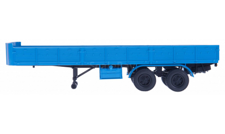 H855 МАЗ 5205 полуприцеп, синий, масштабная модель, 1:43, 1/43, Наш Автопром