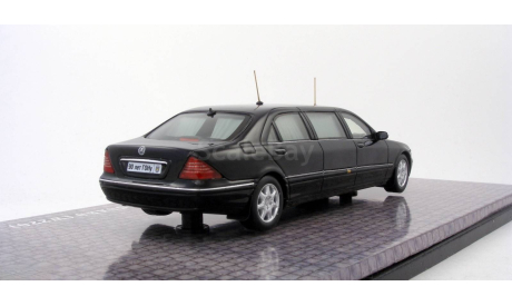 Масштабная модель MERCEDES-BENZ S600 Pullman Guard W220 Владимир Путин Dip Models GON220, масштабная модель, scale43