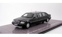 Масштабная модель MERCEDES-BENZ S500 Pullman Guard W140 Президент Б.Ельцин Dip Models GON140, масштабная модель, scale43