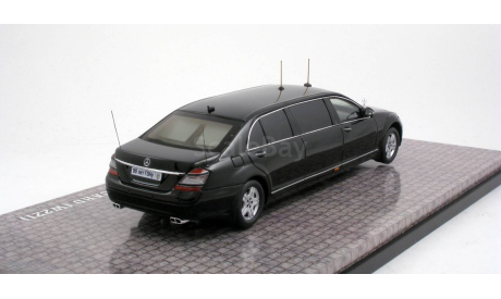 Масштабная модель MERCEDES-BENZ S600 Pullman Guard W221 Президент Д.Медведев Dip Models GON221, масштабная модель, 1:43, 1/43
