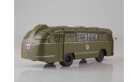 ЛАЗ-695Б санитарный, Наши Автобусы Спецвыпуск №1, масштабная модель, scale43, MODIMIO