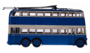 Троллейбус ЯТБ-3 1938 г. (голубой/бежевый), масштабная модель, scale43, ULTRA Models