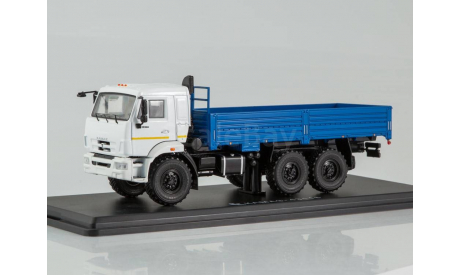 SSM1237 КАМАЗ-43118 6х6 бортовой рестайлинг, масштабная модель, 1:43, 1/43, Start Scale Models (SSM)