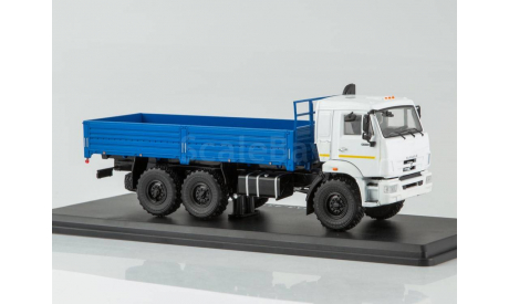SSM1237 КАМАЗ-43118 6х6 бортовой рестайлинг, масштабная модель, 1:43, 1/43, Start Scale Models (SSM)