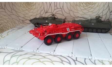 БТР-80 МЧС    в масштабе 1:43 (Под заказ), масштабные модели бронетехники, scale43, Неизвестный производитель