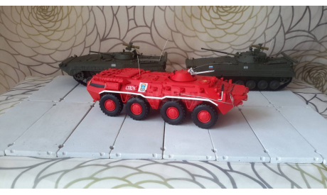 БТР-80 МЧС    в масштабе 1:43 (Под заказ), масштабные модели бронетехники, scale43, Неизвестный производитель
