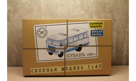 Кубань-Г1А1-02, 1989 г., сборная модель автомобиля, Автомобиль в деталях (by SSM), scale43