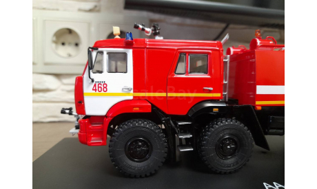 КамАЗ 6560 аа 13 пожарный Пулково, масштабная модель, Start Scale Models (SSM), 1:43, 1/43