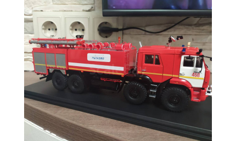 КамАЗ 6560 аа 13 пожарный Пулково, масштабная модель, Start Scale Models (SSM), 1:43, 1/43