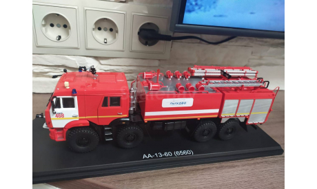 КамАЗ 6560 аа 13 пожарный Пулково, масштабная модель, Start Scale Models (SSM), 1:43, 1/43
