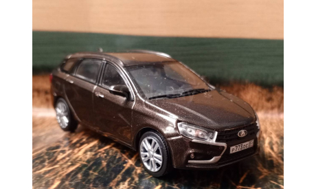 Lada Vesta SW. Автолегенды Новая Эпоха, 1:43, журнальная серия Автолегенды СССР (DeAgostini), ВАЗ, Автолегенды СССР журнал от DeAgostini, scale43