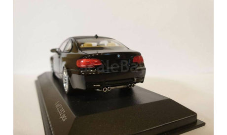 BMW M3 E92 (Minichamps 1:43) Black, масштабная модель, scale43