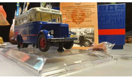 ПАЗ-651А ’Агитационный МВД СССР’ Ростов-на-Дону - 1958 г., масштабная модель, DiP Models, scale43