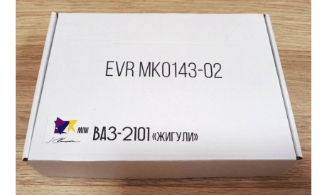 СБОРНАЯ МОДЕЛЬ КИТ EVR-mini ВАЗ 2101, масштабная модель, 1:43, 1/43