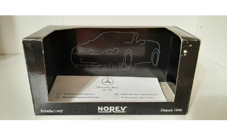 Коробка от модели Mercedes-Benz SL 65 AMG, масштабная модель, Norev, scale43