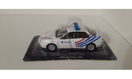 Alfa Romeo 156 / 1:43, журнальная серия Полицейские машины мира (DeAgostini), Полицейские машины мира, Deagostini, 1/43