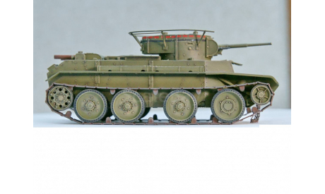 1/35 модель танка БТ-7, СССР 1930-40 е годы в масштабе 1/35, масштабные модели бронетехники, коллекция Новостройки СПб, scale35