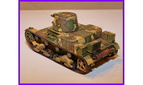 light tank Vickers Armstrong 6-ton Mark E Type B 1/35 модель танка Виккерс шеститонный Марк Е тип Б, масштабные модели бронетехники, коллекция Новостройки СПб, scale35