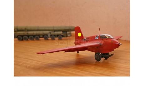 1/32 модель самолета Мессершмитт Ме-163 Комет Германия 1941 год, масштабные модели авиации, самолёт, коллекция Новостройки СПб, 1:32