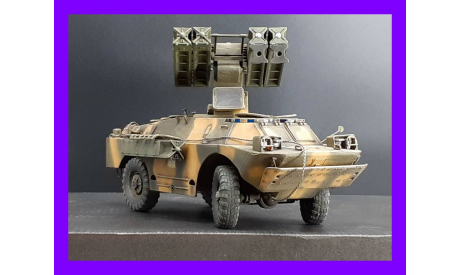 1/35 продажа модели Боевая машина 9А31 с ракетами 9М31 зенитно-ракетного комплекса 9К31 ’Стрела-1’ СССР 1968 год, масштабная модель, танк, коллекция Новостройки СПб, scale35