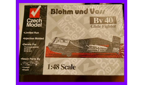 1/48 сборная модель самолета Блом унд Фосс БВ-40 бронированный планер истребитель, сборные модели авиации, коллекция Новостройки СПб, scale48