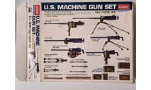 1/35 Academy 1384 U.S. Machine Gun Set КОМПЛЕКТНЫЙ, элементы для диорам, Коллекция Новостройки СПб, scale35, танк