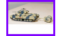 1/35 продажа модели танка Валентайн Мк.3 с прицепом для перевозки боеприпасов и топлива Ротатрейлер, Британская империя, масштабные модели бронетехники, коллекция Новостройки СПб, scale35