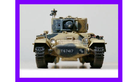 1/35 модель танка Валентайн Мк.3 с прицепом для перевозки боеприпасов и топлива Ротатрейлер, Британская империя Великобритания, масштабные модели бронетехники, коллекция Новостройки СПб, scale35