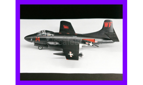 1/72  продажа модели самолета Ф-3Д (Ф-10) ’Скайнайт’, США 1948 год палубный  всепогодный истребитель перехватчик фирмы Дуглас в масштабе 1/72, сборные модели авиации, коллекция Новостройки СПб, scale72