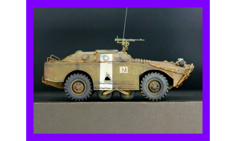 1/35 модель танка БРДМ-1 ГАЗ-40ПБ Бронированная разведывательно-дозорная машина производства СССР 1957 год, в масштабе 1/35, масштабные модели бронетехники, коллекция Новостройки СПб, scale35