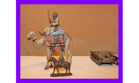 1/16 миниатюра модель верблюда с Британским сержантом Арабского Легиона Пустынный патруль Верлинден Продакшн 1050, фигурка, фигура солдата, коллекция Новостройки СПб, 1:16