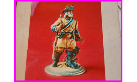 1/16 сборная модель 110mm Prussian Dragoon c.1750-1797 Прусский драгун 1750-1797 металл, сборные модели бронетехники, танков, бтт, коллекция Новостройки СПб, scale35