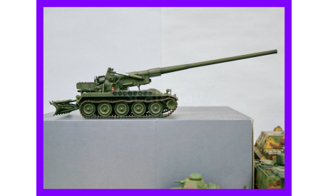 1/35 Модель танка 175 мм САУ М-107 США Израиль металлический ствол металлические рабочие гусеницы американский танк М107 М 107, масштабные модели бронетехники, коллекция Новостройки СПб, scale35