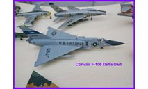 1/72 модель самолета Конвер Ф-106 Дельта Дарт реактивный сверхзвуковой истребитель-перехватчик, США, масштабные модели авиации, коллекция Новостройки СПб, scale72