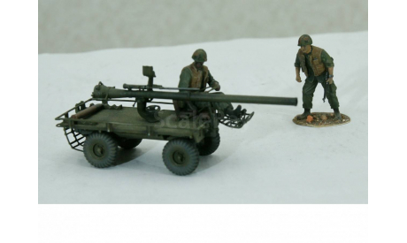 1/35 модель танка US Army M274 Mechanical Mule Willys 106 мм САУ на базе транспортера Виллис М274 Механический мул США 1956-80-е годы, сборные модели артиллерии, Jeep, коллекция Новостройки СПб, scale35