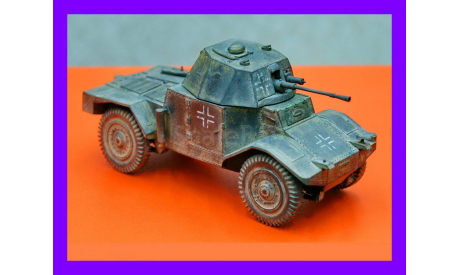 1/35 модель танка Панар 178 АМД-35 Panhard 178 AMD-35 в варианте трофейного Pz.Spah.204(f) французского и немецкого бронеавтомобиля Второй мировой войны, сборные модели бронетехники, танков, бтт, коллекция Новостройки СПб, scale35