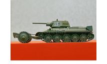 1/35 продажа модель танка Т-34 с минным тралом, СССР, масштабные модели бронетехники, коллекция Новостройки СПб, scale35