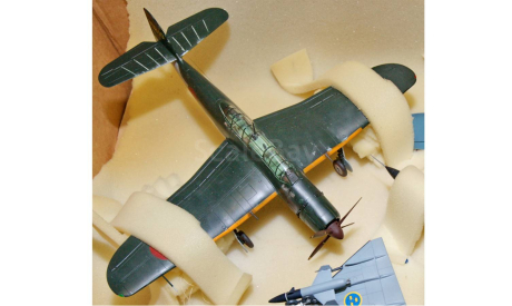 1/48 модель самолета Аиши Б7А Русей Ryusei Япония 1942 год Вторая Мировая война палубный пикирующий бомбардировщик - торпедоносец Aichi B7A Ryusei, масштабные модели авиации, Коллекция Новостройки СПб, scale48