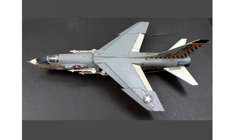 1/72 продажа модели самолета Ф-8 ’Крусайдер’, США 1955 год истребитель фирмы Воут в масштабе 1/72, масштабные модели авиации, коллекция Новостройки СПб, scale72