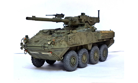 1/35 модель автомобиля 105 мм САУ Страйкер М1128 МГС США, масштабная модель, GMC, коллекция Новостройки СПб, 1:35