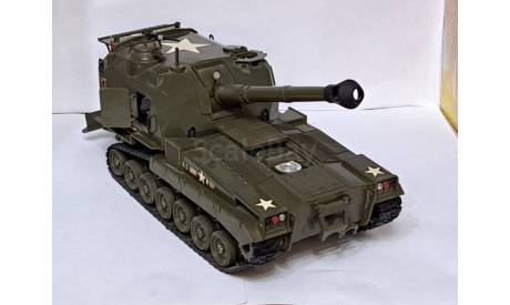 1/32 модель танка 203 мм САУ М-55 США М55 М 55, сборные модели бронетехники, танков, бтт, коллекция Новостройки СПб, scale35