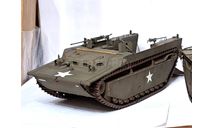 1/35 модель танка ЛВТ-4 Водяной буйвол плавающий бронетранспортер амфибия ЛВТ4 ЛВТ 4 США 1943 год Вторая Мировая война , Война в Корее ЛВТП, масштабные модели бронетехники, коллекция Новостройки СПб, scale35